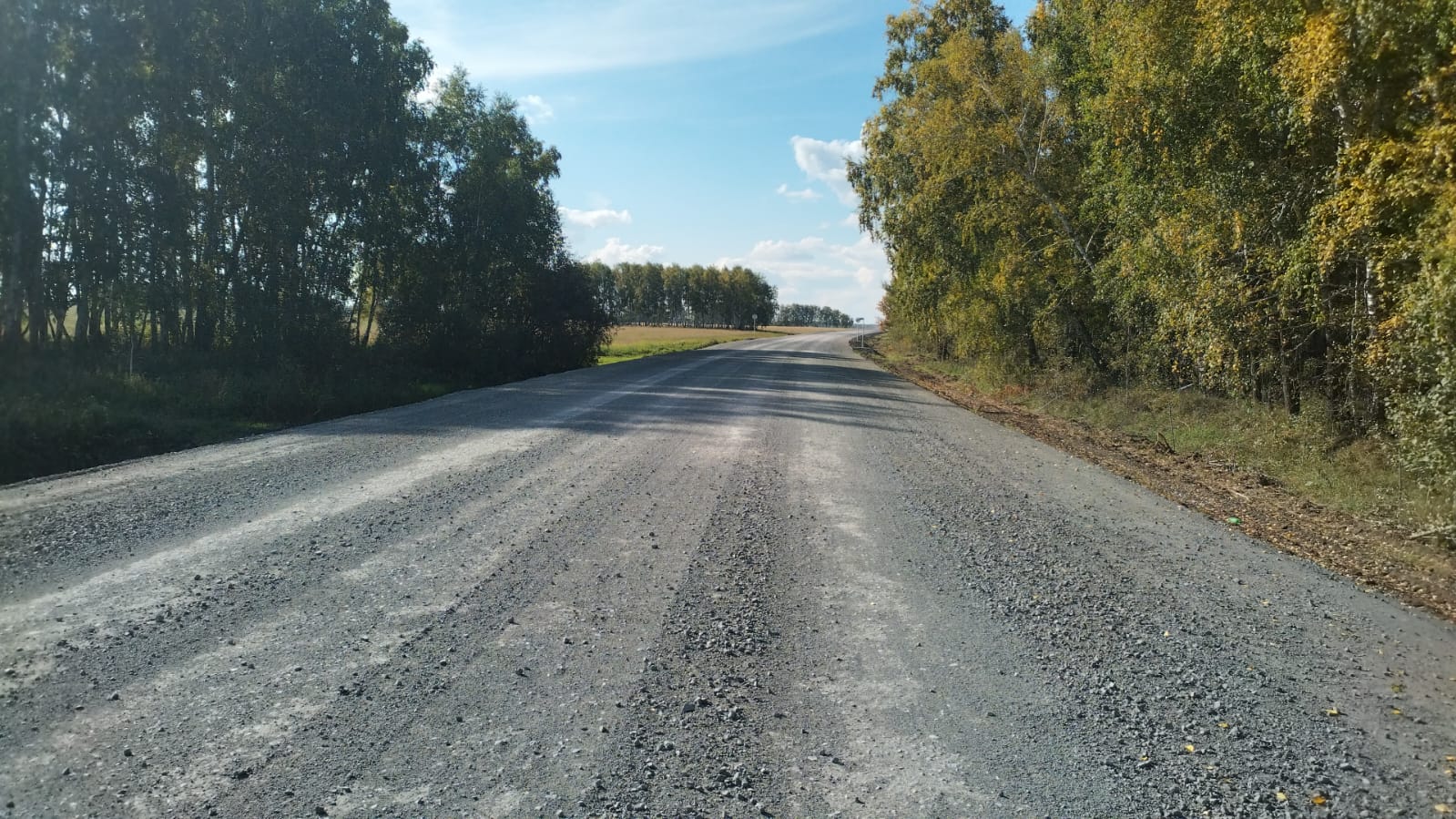 Татарские дорожники отремонтировали участок Московского тракта в Усть-Таркском районе