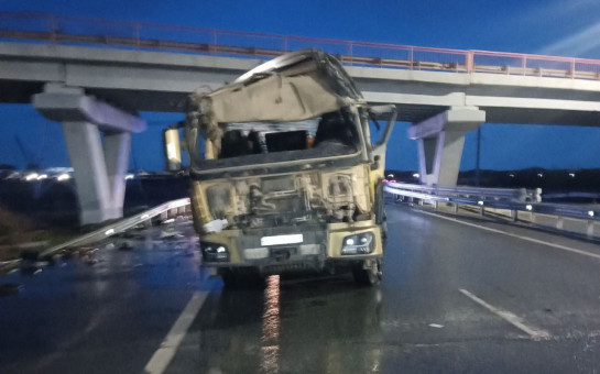 На 21 км трассы К 17-р «Новосибирск – Кочки - Павлодар в Новосибирском районе ограничили движение транспорта
