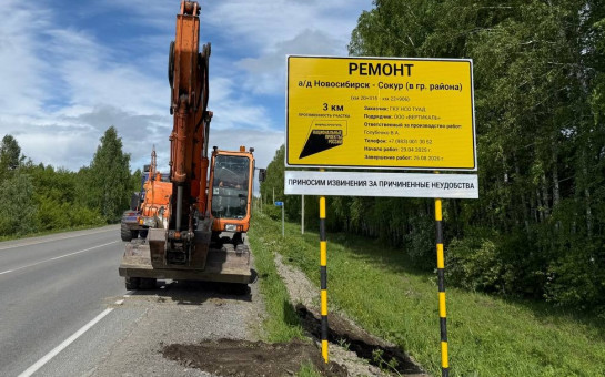 На станции Мочище строят  тротуар с современным освещением