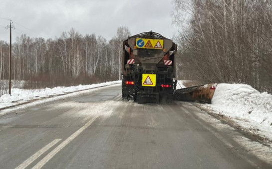 На региональных трассах  работает специализированная техника
